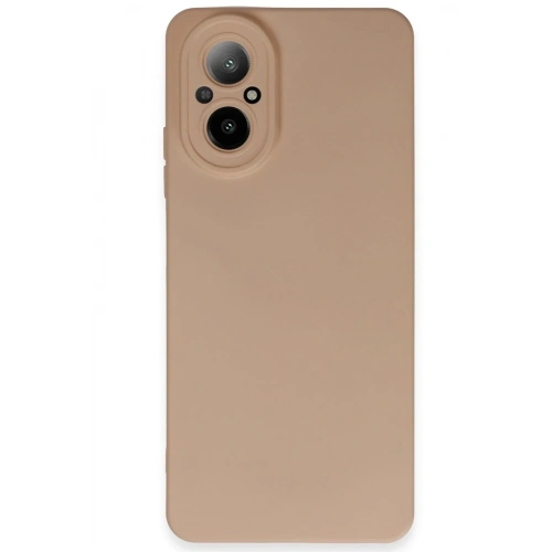 Mey İthalat®  Realme 12 Lite Kılıf Nano içi Kadife Silikon - Pudra