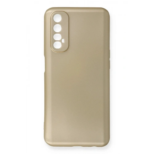 Mey İthalat®  Realme 7 Kılıf First Silikon - Gold