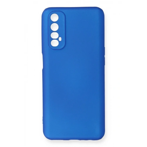 Mey İthalat®  Realme 7 Kılıf First Silikon - Mavi