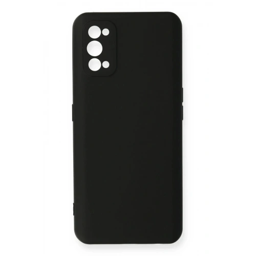 Mey İthalat®  Realme 7 Pro Kılıf Nano içi Kadife Silikon - Siyah