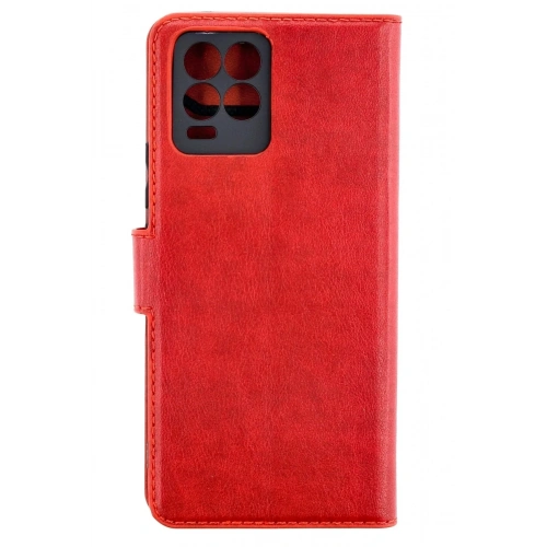 Mey İthalat®  Realme 8 Pro Kılıf Trend S Plus Kapaklı Kılıf - Kırmızı