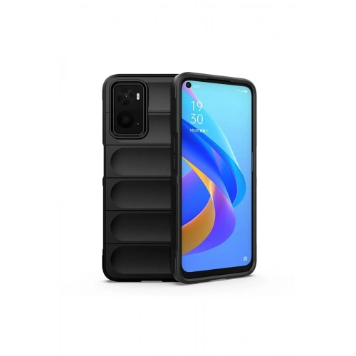 Mey İthalat®  Realme 9i 4G Kılıf Optimum Silikon - Siyah