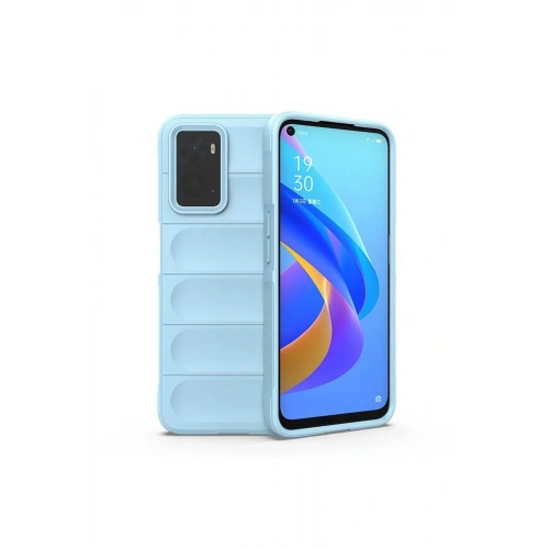 Mey İthalat®  Realme 9i 4G Kılıf Optimum Silikon - Sky Blue