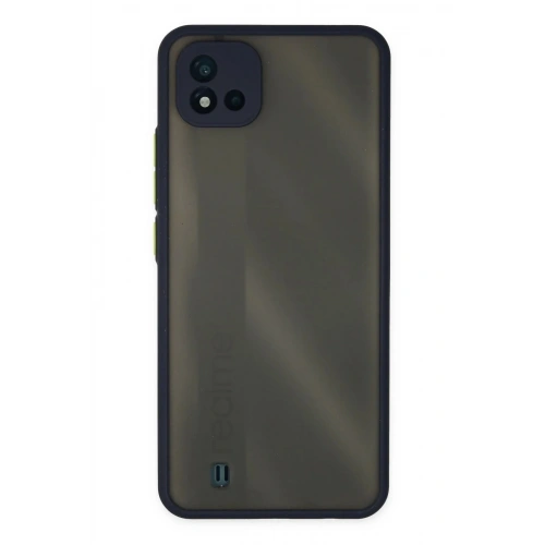 Mey İthalat®  Realme C11 2021 Kılıf Montreal Silikon Kapak - Lacivert