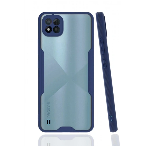 Mey İthalat®  Realme C11 2021 Kılıf Platin Silikon - Lacivert