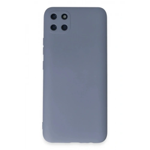 Mey İthalat®  Realme C11 Kılıf Nano içi Kadife Silikon - Gri