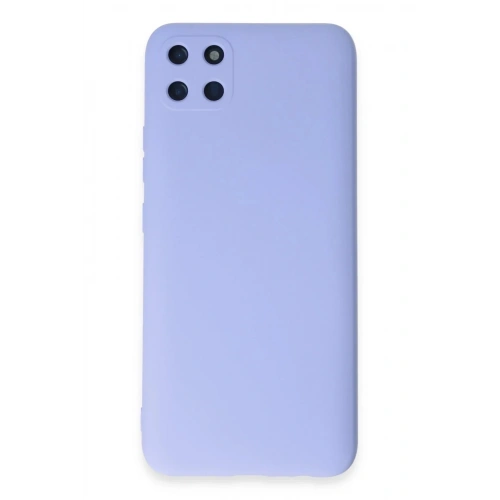 Mey İthalat®  Realme C11 Kılıf Nano içi Kadife Silikon - Lila