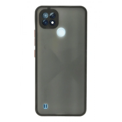 Mey İthalat®  Realme C21 Kılıf Montreal Silikon Kapak - Siyah