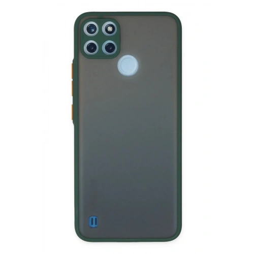 Mey İthalat®  Realme C21Y Kılıf Montreal Silikon Kapak - Yeşil