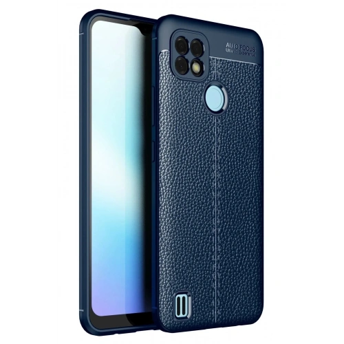 Mey İthalat®  Realme C25 Kılıf Auto Focus Kapak - Lacivert