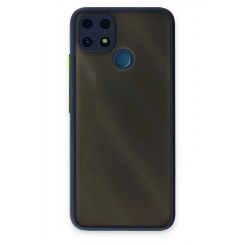 Mey İthalat®  Realme C25 Kılıf Montreal Silikon Kapak - Lacivert