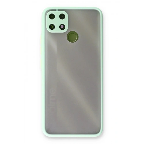 Mey İthalat®  Realme C25 Kılıf Montreal Silikon Kapak - Turkuaz