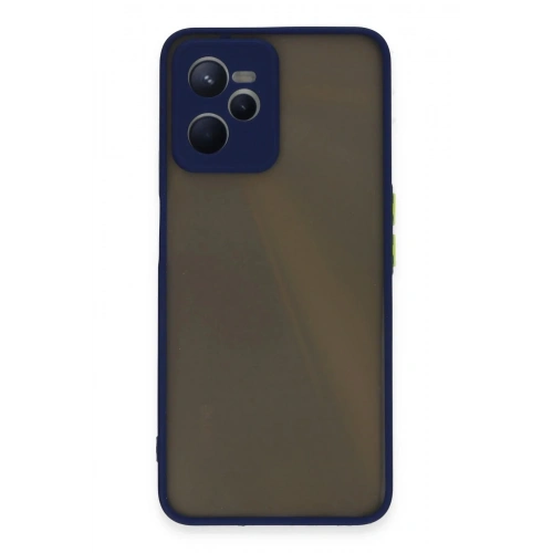 Mey İthalat®  Realme C35 Kılıf Montreal Silikon Kapak - Lacivert