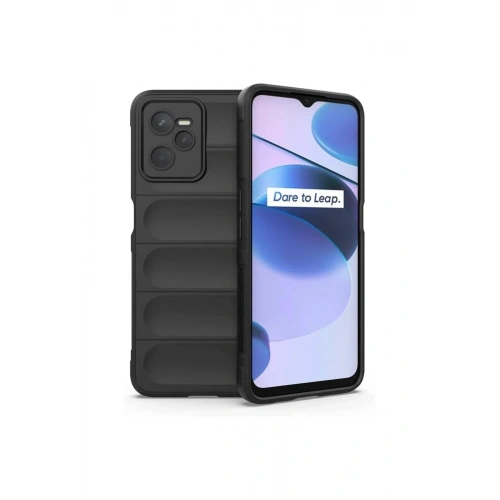 Mey İthalat®  Realme C35 Kılıf Optimum Silikon - Siyah