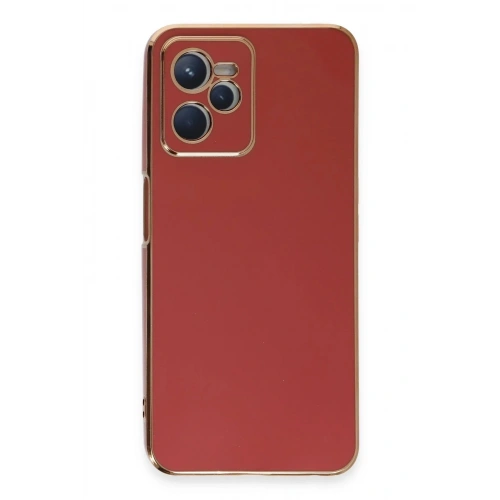 Mey İthalat®  Realme C35 Kılıf Volet Silikon - Kırmızı