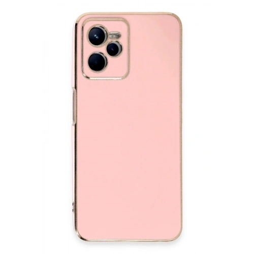 Mey İthalat®  Realme C35 Kılıf Volet Silikon - Pembe