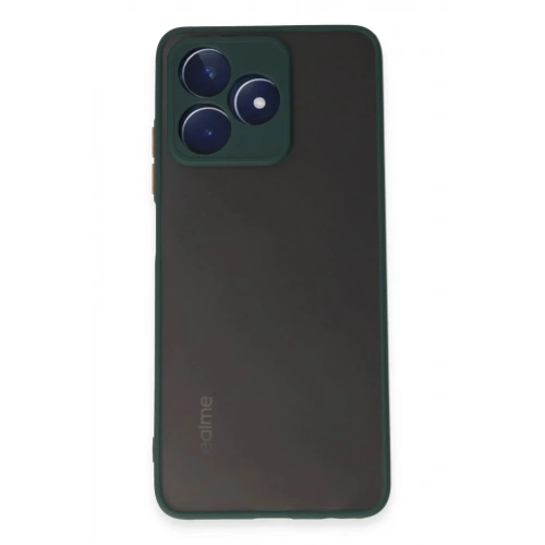 Mey İthalat®  Realme C53 Kılıf Montreal Silikon Kapak - Yeşil