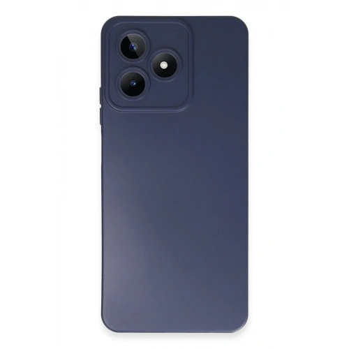 Mey İthalat®  Realme C53 Kılıf Nano içi Kadife Silikon - Lacivert
