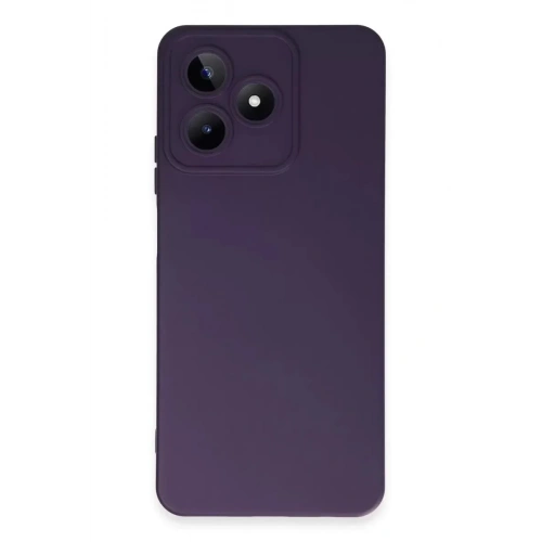 Mey İthalat®  Realme C53 Kılıf Nano içi Kadife Silikon - Mor