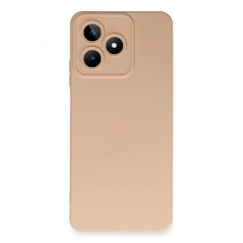 Mey İthalat®  Realme C53 Kılıf Nano içi Kadife Silikon - Pudra