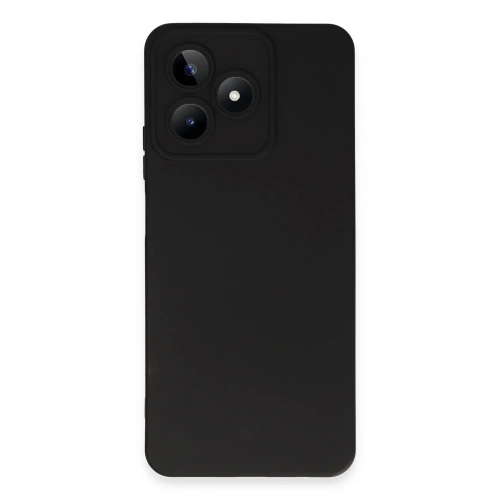Mey İthalat®  Realme C53 Kılıf Nano içi Kadife Silikon - Siyah