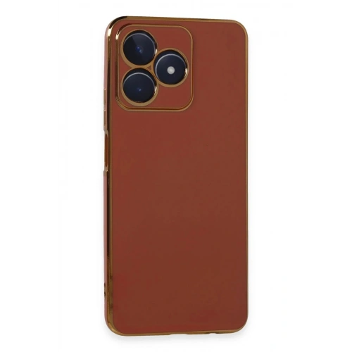 Mey İthalat®  Realme C53 Kılıf Volet Silikon - Kırmızı