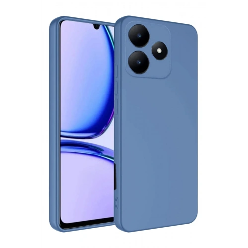 Mey İthalat®  Realme C61 Kılıf First Silikon - Mavi