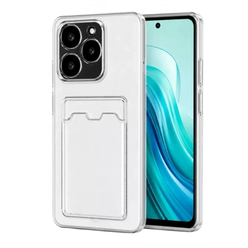 Mey İthalat®  Realme C61 Kılıf Kart Şeffaf Silikon - Şeffaf