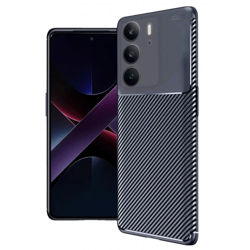 Mey İthalat®  Realme C75 4G Auto Focus Karbon Kapak - Lacivert