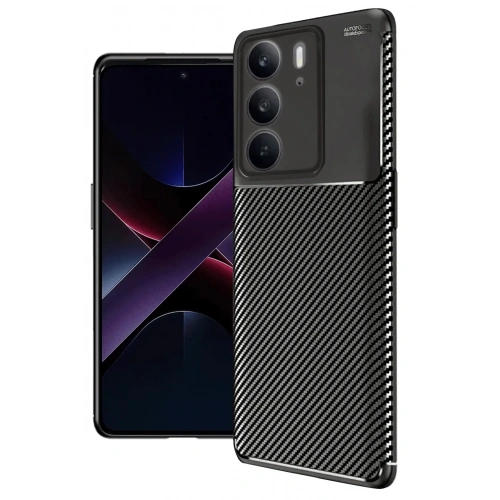 Mey İthalat®  Realme C75 4G Auto Focus Karbon Kapak - Siyah