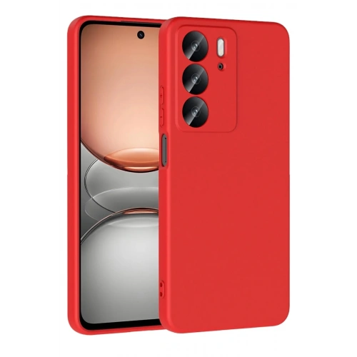 Mey İthalat®  Realme C75 4G First Silikon - Kırmızı