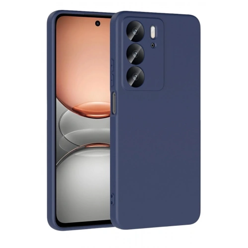 Mey İthalat®  Realme C75 4G First Silikon - Lacivert