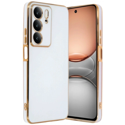 Mey İthalat®  Realme C75 4G Kılıf Volet Silikon - Beyaz
