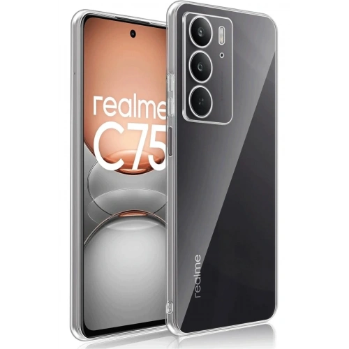 Mey İthalat®  Realme C75 Kılıf Lüx Şeffaf Silikon