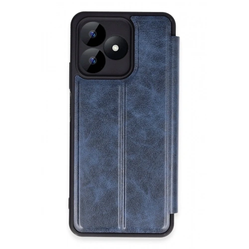 Mey İthalat®  Realme Note 50 4G Kılıf Flip Cover - Lacivert