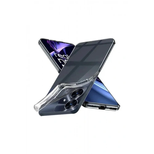 Mey İthalat®  Realme Note 60 Kılıf Lüx Şeffaf Silikon