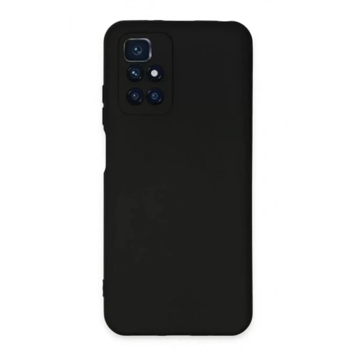 Mey İthalat®   Redmi 10 2022 Kılıf Nano içi Kadife Silikon - Siyah