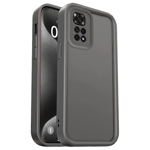 Mey İthalat®   Redmi 10 2022 Kılıf Viera Silikon - Gri