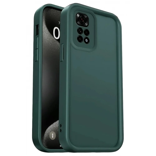 Mey İthalat®   Redmi 10 2022 Kılıf Viera Silikon - Koyu Yeşil