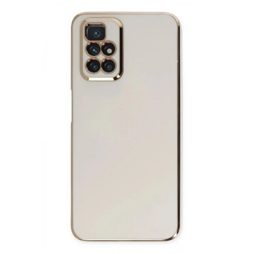 Mey İthalat®   Redmi 10 2022 Kılıf Volet Silikon - Beyaz