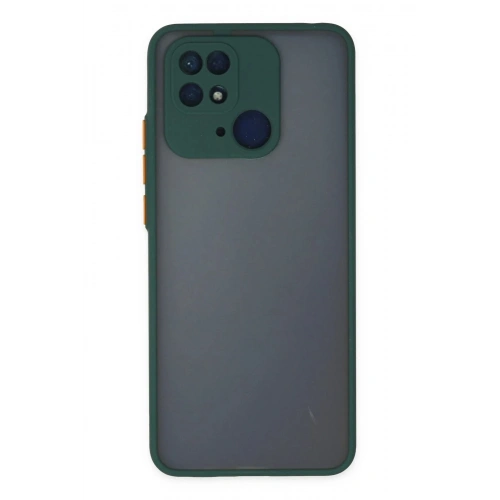 Mey İthalat®   Redmi 10C Kılıf Montreal Silikon Kapak - Yeşil