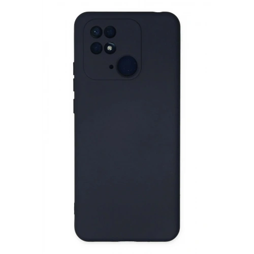 Mey İthalat®   Redmi 10C Kılıf Nano içi Kadife Silikon - Lacivert