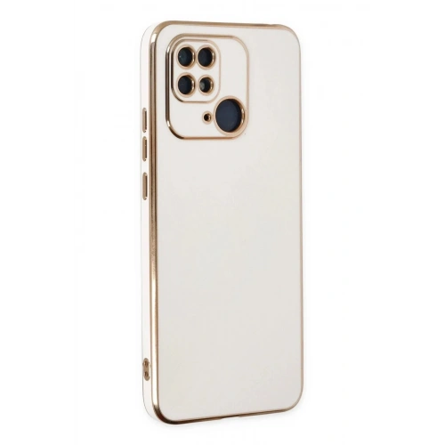 Mey İthalat®   Redmi 10C Kılıf Volet Silikon - Beyaz