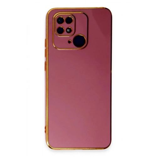 Mey İthalat®   Redmi 10C Kılıf Volet Silikon - Kırmızı