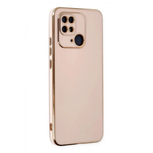 Mey İthalat®   Redmi 10C Kılıf Volet Silikon - Pembe