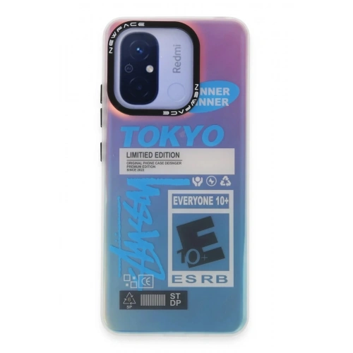 Mey İthalat®   Redmi 12C Kılıf Estoril Desenli Kapak - Estoril - 1