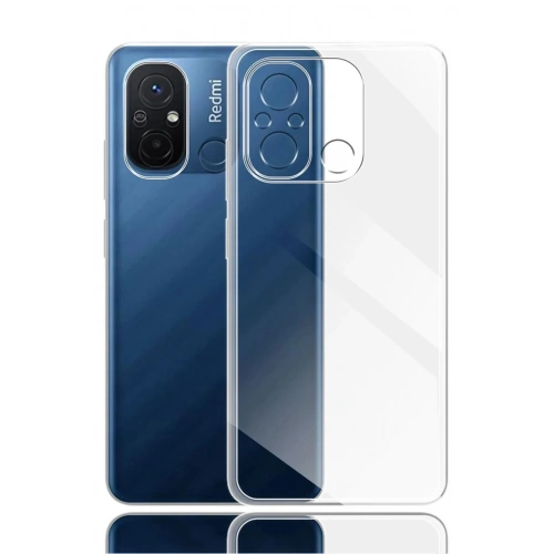 Mey İthalat®   Redmi 12C Kılıf Lüx Şeffaf Silikon