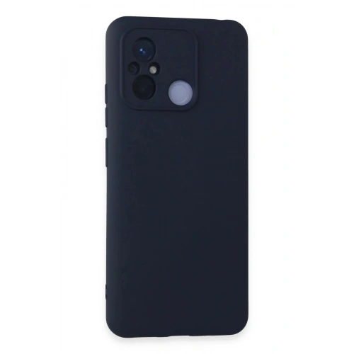Mey İthalat®   Redmi 12C Kılıf Nano içi Kadife Silikon - Lacivert