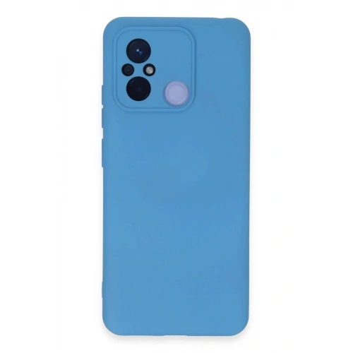 Mey İthalat®   Redmi 12C Kılıf Nano içi Kadife Silikon - Mavi