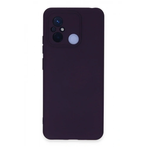 Mey İthalat®   Redmi 12C Kılıf Nano içi Kadife Silikon - Mor